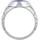 KUZZOI Ring Basic Herren Siegelring Oval Emaille 925Er
