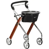 Eschenbach Indoor Rollator Let's Dream Holzoptik Rollator braun/schwarz