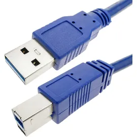 TECHLY USB-A auf USB-B 2 m Blau