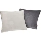 s.Oliver Kissenbezug Doublesoft 50 x 50 cm Grau