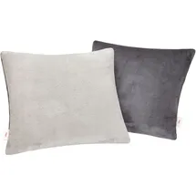 s.Oliver Kissenbezug Doublesoft 50 x 50 cm Grau