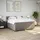 vidaXL Boxspringbett 180 x 200 cm Taupe