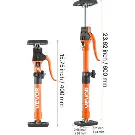 Vevor Deckenstütze Stahl 40–60cm beige/orange