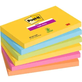 Post-it Super Sticky Notes Playful Collection, 6 Stück - 90 Blatt
