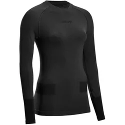 CEP Merino Baselayer langarm Ski Funktionsshirt Damen 301 - black M