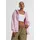 URBAN CLASSICS Hoodie Ladies Fluffy Zip Hoody rosa 5XL (54/56)