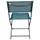 VCM Gartenstuhl 45 x 45 x 0 cm blau 2 St.