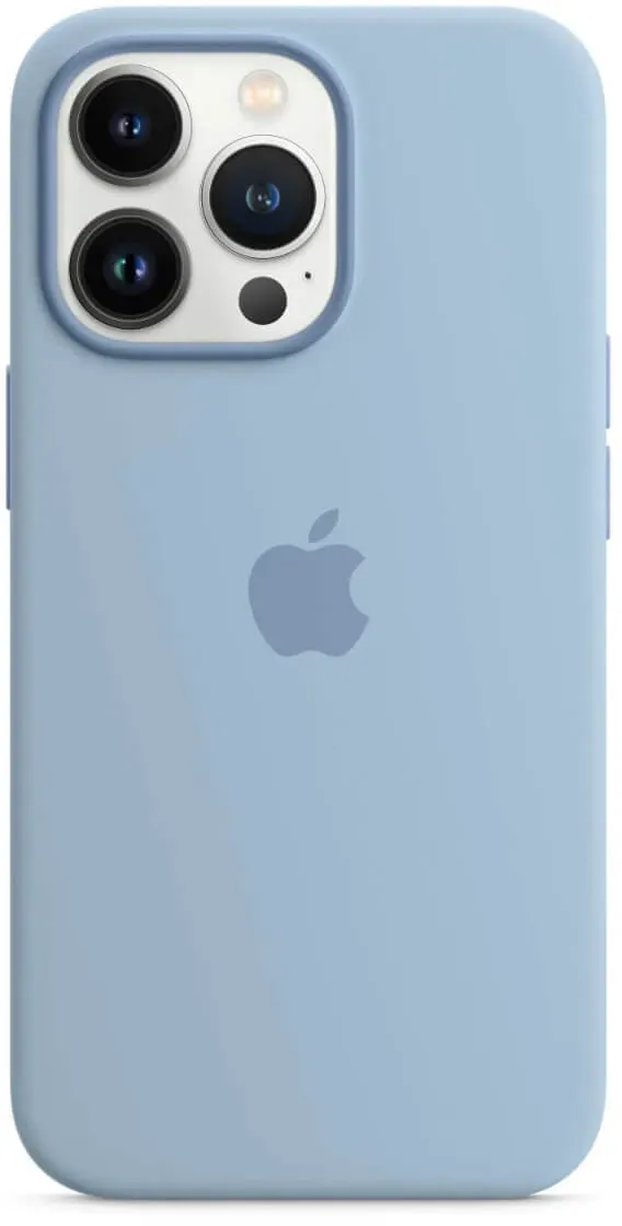 Apple Silikon Case mit MagSafe (iPhone 13 Pro) Dunstblau