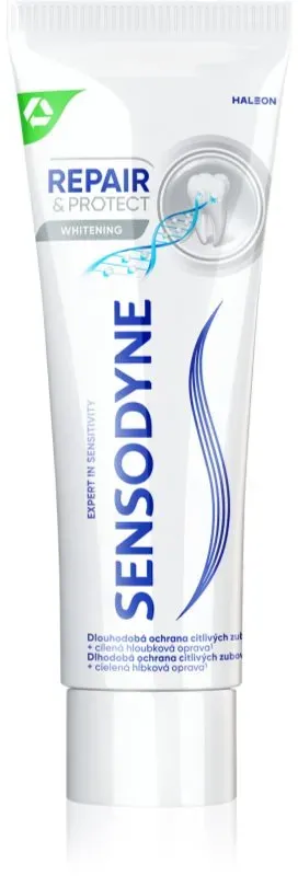 Sensodyne Repair & Protect Whitening bleichende Zahnpasta für empfindliche Zähne 75 ml