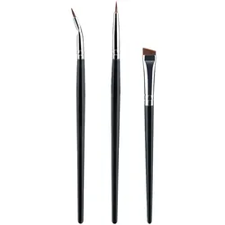 Technique Pro High Precision Eye Makeup Brushes Eyelinerpinsel 3 ct Schwarz