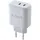 Muvit for Change Wandladegerät 1 USB-C PD 45 W + 1 USB-C PD 20 W Weiß