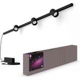 Philips Hue Perifo railverlichting muur - wit en gekleurd licht - 3-spots - zwart - basisset