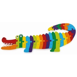 Legler Puzzle »Puzzle Krokodil ABC (Kinderpuzzle)«, Puzzleteile