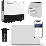 Growatt SPH3000TL Hybrid Wechselrichter mit 5,12 kWh Solarspeicher-Set
