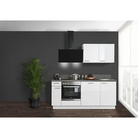 kochstation Küchenzeile KS-Scafa 200 cm weiß