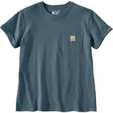 CARHARTT - Women's Dearborn Loose Rosie - T-Shirt Gr L blau