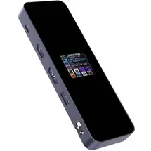 DockCase USB-C® Dockingstation Universal integriertes Display, inkl. Ladefunktion, USB-C® Power Delivery, integrierter Kartenleser