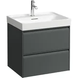 Laufen Waschtischunterschrank 2 Schubladen 44,8 x 58,4 x 51,5 cm Grau