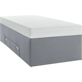 Westfalia Schlafkomfort Boxspringbett 90 x 200 cm Grau