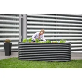 Westmann Metall Hochbeet Grow Faster 240 x 80 x 82 cm anthrazit