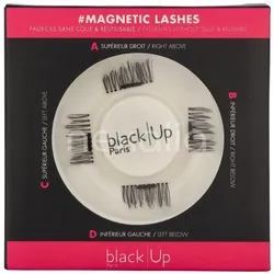 Black Up Magnetic Eyelashes #02 4 Stück