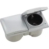 Berker Doppelsteckdose 2 St. Schwarz