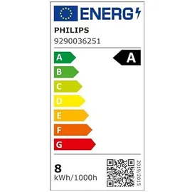 Philips LED-Lampe 7,3W E27 1535 lm warmweiß