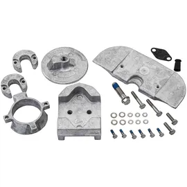 Quicksilver Aluminium Anodensatz Alpha One Gen II Grau