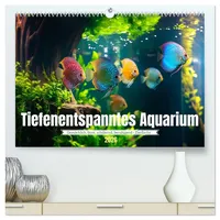 Calvendo Tiefenentspanntes Aquarium (hochwertiger Premium Wandkalender 2026 DIN A2