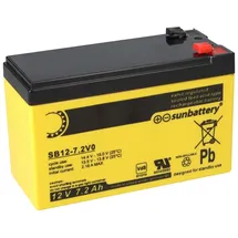 Sun Battery Akku passend für SSB SB7-12 12V 7Ah Bleiakku