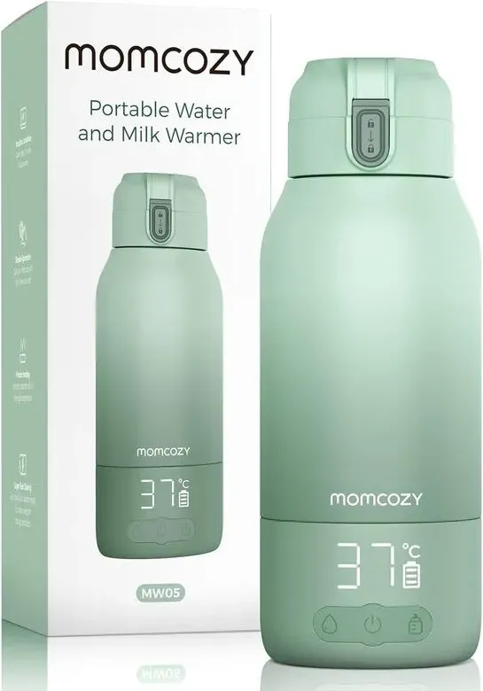 Momcozy MW05 tragbarer Flaschenwärmer - grün
