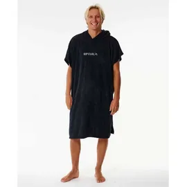 Rip Curl Brand Hooded TOWEL Poncho black / schwarz