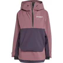 adidas Terrex Xperior 2L Lined RAIN.RDY Anorak Burgundy / Aurora Black XS