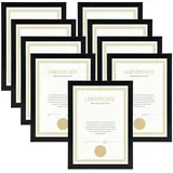 luxuskollektion Bilderrahmen klassisch schwarz 21x29,7 cm 9er Set