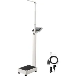 VEVOR Medizinische Digitale Personenwaage Körperwaage Arztwaage Messlatte 227kg