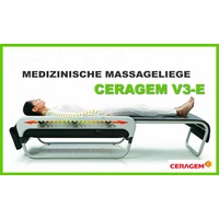 CERAGEM V3 E Massageliege / Therapieliege mit Akupressur, Tiefenwärme, Jade