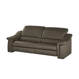 HIMOLLA Sofa Leder 3-Sitzer Braun