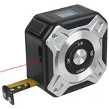 Amxcnoy 2-in-1 Laser-entfernungsmesser-maßband, Wiederaufladbares Laser-maßband Mit 40 M Laser Und 5 M Maßband, Usb-aufladbar Mit Lcd-hintergrundbeleuchtung, Digitalanzeige Für Länge/fläche/volumen