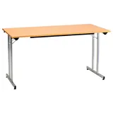 Sodematub Klapptisch 160 x 80 x 74 cm Beige