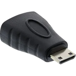 InLine HDMI Adapter - HDMI A Buchse auf Mini HDMI C Stecker - 4K/60Hz kompatibel