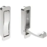 No Brand - Sun-Chain Kleiderhaken klappbar Votan, Höhe 80mm - Wandhaken zum Einlassen - Klapphaken, Zinkdruckguss verchromt poliert