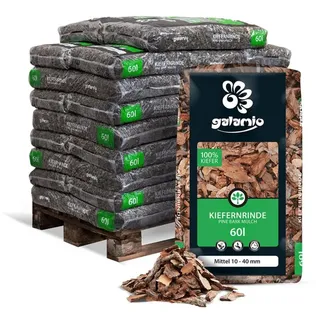 Galamio Rindenmulch Kiefer Mittel 60l x 26 Sack 1560l Palette - 1560 l