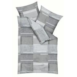 kaeppel Bettwäsche Status 155 x 220 cm Satin Silber