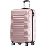 TRVLMORE Koffer & Trolleys - Handgepäck Koffer - Reisekoffer Mit Rollen - Handgepäck Trolley 55x40x20, Hartschalenkoffer Klein, Koffer Handgepäck 55x40x20 Leicht, Trolley Handgepäck, Luggage, Rosa