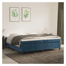 vidaXL Boxspringbettgestell 200 x 200 cm Dunkelblau