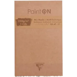 Clairefontaine PaintON Mixed Media Block 50 Blatt 250 g sortiert