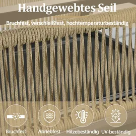 stilvora Gartenlounge Set 4-tlg. Beige