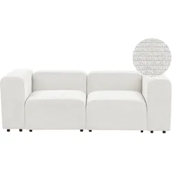 2-Sitzer Sofa Cord cremeweiß FALSTERBO