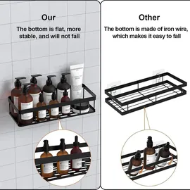 luxuskollektion Duschablage ohne Bohren, Wasserdichtes und Rostfreies Duschregal, 4