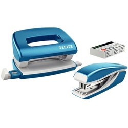 Leitz Locher-Tacker-Büroset »NeXXt WOW Mini 5561« blau